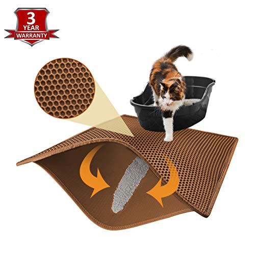 Product Cover Pieviev Cat Litter Box Mat Litter Trapper of Jumbo Size 30