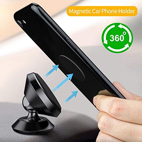 Product Cover TRUE LINE Automotive Car Magnet Phone Dashboard Mounted Holder 360 Degree Mounting Kit (Black)