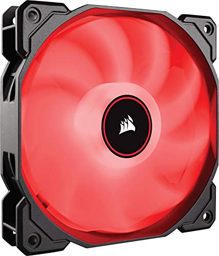 Product Cover CORSAIR AF120 LED Low Noise Cooling Fan Single Pack - Red /Black Cooling CO-9050080-WW, 120 mm