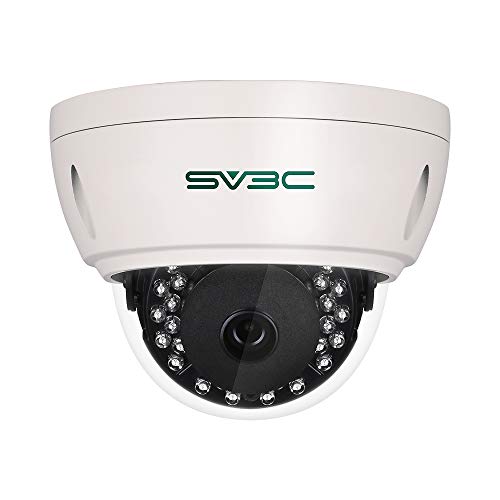Product Cover 5MP POE Camera, SV3C IP POE Security Camera Super HD 5 Megapixels 2592x1944 Support Remote View, IP66 Waterproof Dome Surveillance Camera, H.265 Onvif 65FT IR Night Vision Motion Detection Camera