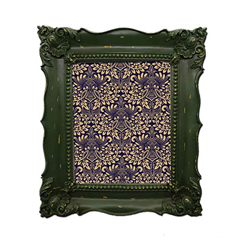Product Cover Simon's Shop 8x10 Picture Frame Baroque Picture Frames 8x10 Shabby Chic Photo Frames in Moss Green