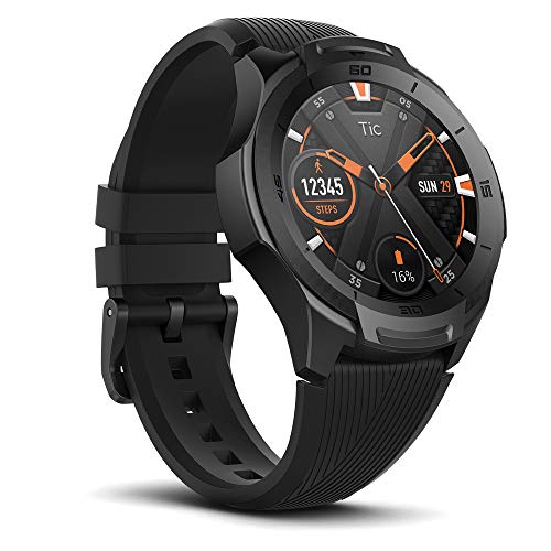 Product Cover Ticwatch S2, Waterproof Smartwatch with Build-in GPS for Outdoor Activities, Wear OS by Google, Compatible with Android and iOS (Midnight)
