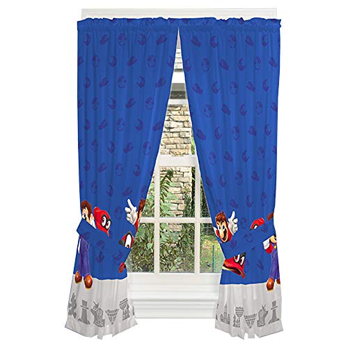 Product Cover Franco Kids Room Window Curtain Panels with Tie Backs Drapes Set, 82