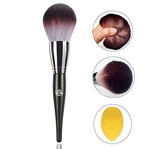 Product Cover Powder Brush Kabuki Blush Bronzer Makeup Brush for Large Coverage Loose Mineral Powder Soft Fluffy Cruelty free ENERGY
