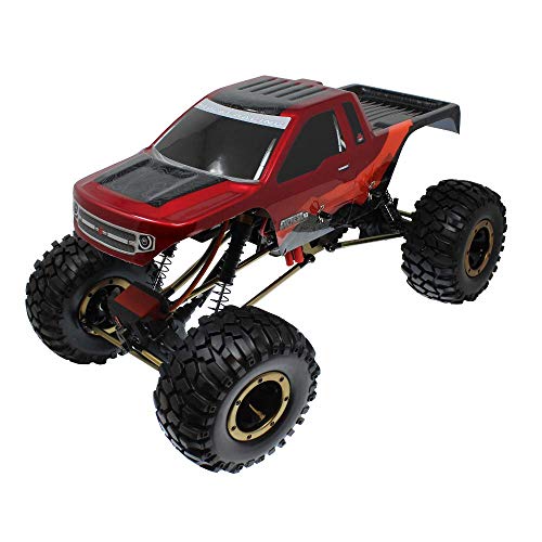 Product Cover Redcat Racing Everest-10 Electric Rock Crawler with Waterproof Electronics, 2.4Ghz Radio Control (1/10 Scale), Red/Black
