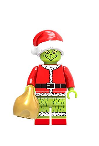 Product Cover The Grinch Movie | Collectible Building Toys Party Favor Supplies Birthday Kids Gift Action Figure | Santa Suit
