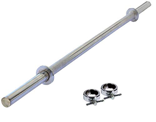Product Cover RV VR Steel Straight Rod/Barbell/Bar (5 ft, Silver)