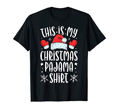 Product Cover This Is My Christmas Pajama Funny Santa Boys Kids Men Xmas T-Shirt