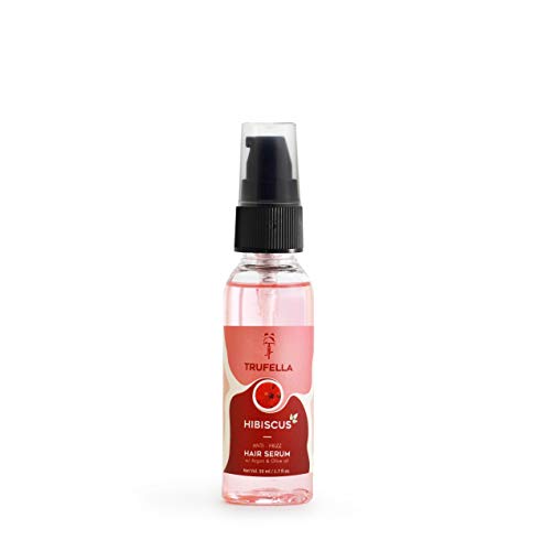 Product Cover Trufella Hibiscus & Argan Anti-Frizz Serum, Frizzy, Dry, Unmanageable Hair, 50ml