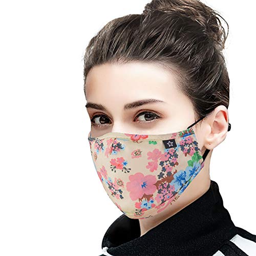 Product Cover Cotton Face Mask with replaceable PM2.5 Activated Carbon Mask for Running, Traveling, Cycling Washable and Reusable Warm Windproof Mask