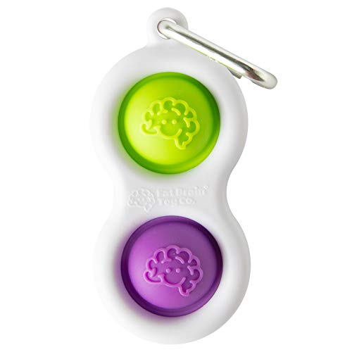 Product Cover Fat Brain Toys Simpl Dimpl - Purple/Lime Office & Desk Toys for Ages 3 to 11