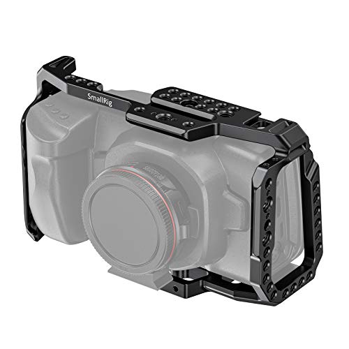 Product Cover SMALLRIG BMPCC 4K & 6K Cage for Blackmagic Design Pocket Cinema Camera 4K & 6K w/Cold Shoe, NATO Rail - 2203