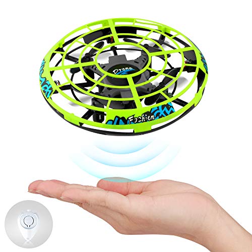 Product Cover Baztoy Flying Ball RC UFO Flying Saucer Toys Hand Controlled Mini Drone Remote Control Helicopter Toy Hover Ball New Birthday Gifts with Cool LED Light Indoor Outdoor for Kids, Adults, Girls and Boys