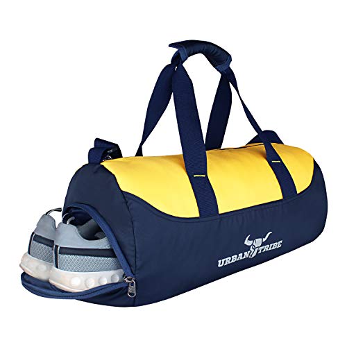 Product Cover Urban Tribe Bolt Unisex Polyester 28 L Navy Blue Gym Bag with Shoe Compartment