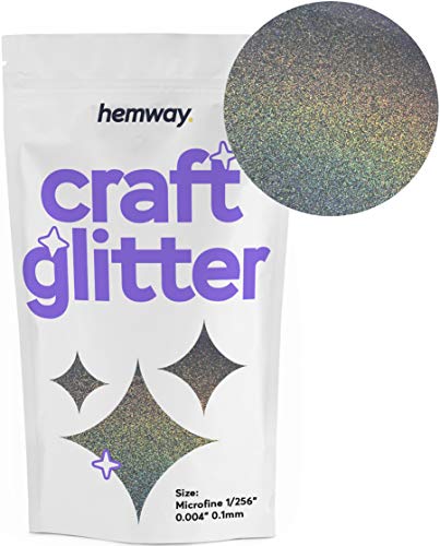 Product Cover Hemway Craft Glitter 100g 3.5oz Microfine 1/256