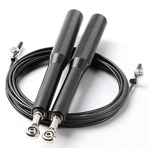 Product Cover NORACLAN Speed Jump Rope Fitness Skipping Exercise - Adjustable Cross Jump Rope Best for Boxing MMA Fitness Training, Crossfit, Men, Women and Kids Quality Rope