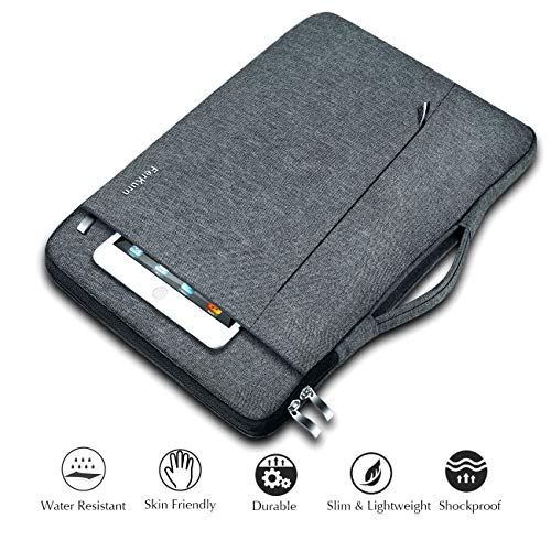 Product Cover Ferkurn 13 inch 13.3 inch Laptop Sleeve with Handle Compatible MacBook air 13, MacBook pro 13, XPS, HP, Surface Laptop, iPad Pro 12.9, Chromebook, 13.5 Laptop Case Carrying Bag Computer Sleeve Grey