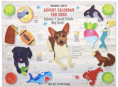 Product Cover Trader Joe's Advent Calendar for Dogs - Salmon and Sweet Potato Dog Treats