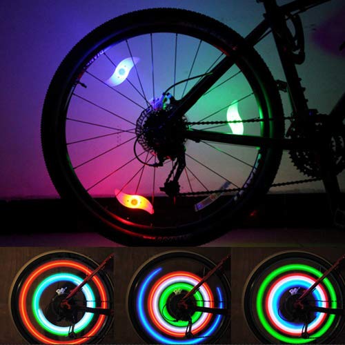 Product Cover LEBOLIKE Bike Spoke Lights Cycling Bike Wheel Lights for Bicycle Decoration 6 Pack - Batteries Included