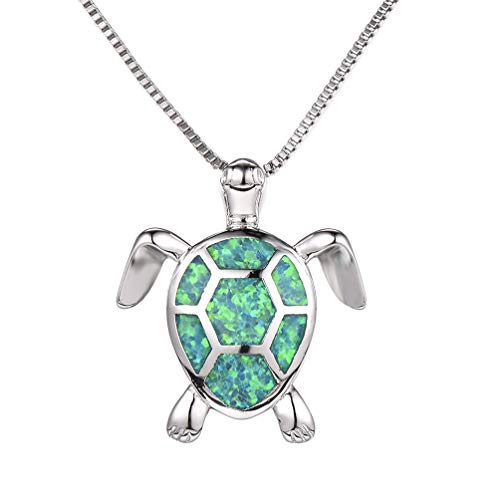 Product Cover Vanessa Australian Fire Opal Sea Turtle Rings Pendant Necklace 18