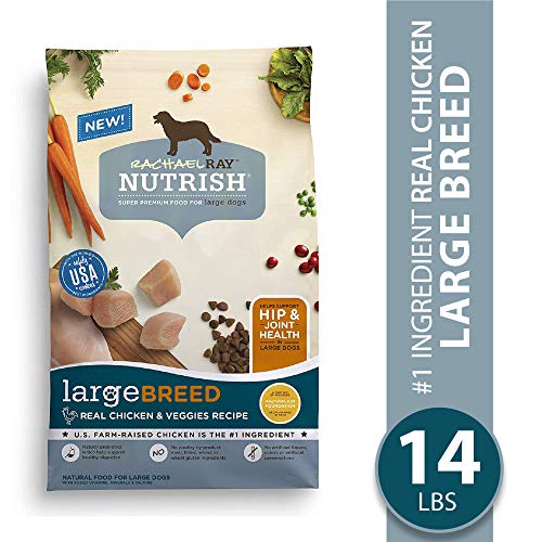 Product Cover Rachael Ray Nutrish Large Breed Premium Natural Dry Dog Food, Real Chicken & Veggies Recipe, 14 Lbs