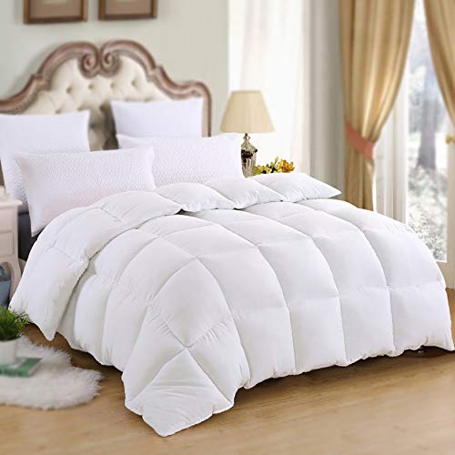 Product Cover Emolli All Season Queen Comforter Summer Soft Quilted Duvet Queen,Luxury Fluffy Reversible Hotel Collection, Duvet Insert Queen, Machine Washable, Stand-Alone Comforter(Queen-88x88inch)
