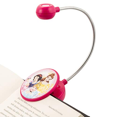Product Cover WITHit Disney Clip On Book Light - Forever Princess - LED Reading Light with Clip for Books/eBooks, Dimmable, Reduced Glare, Portable & Lightweight Bookmark Light for Kids, Batteries Included