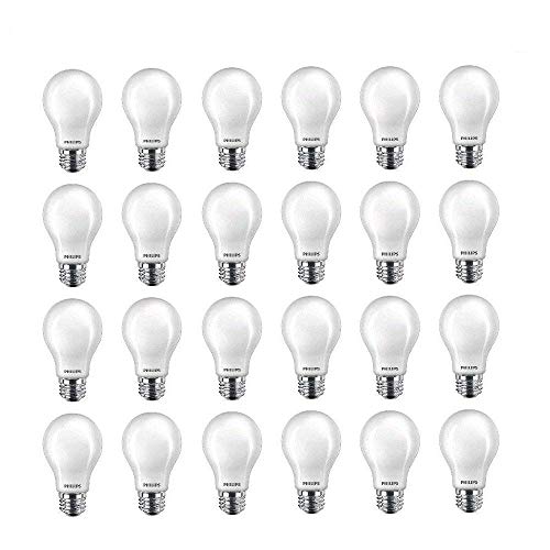 Product Cover Philips LED 545921 Non-Dimmable A19 Light Bulb: 800-Lumen, 2700-Kelvin, 10 (60 Watt Equivalent), E26 Base, Soft White, 24-Pack, 24 Piece