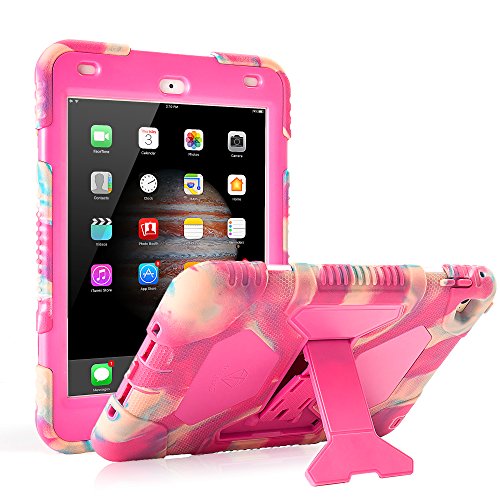 Product Cover ACEGUARDER iPad Mini 4 Case Full Body Protective Premium Soft Silicone Cover with Adjustable Kickstand (Candy)