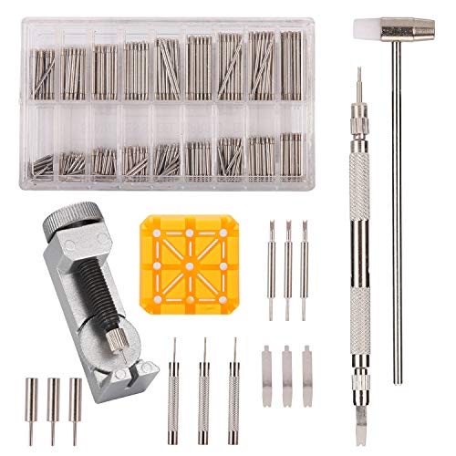 Product Cover 376pcs Watch Link Remover Kit - Watch Band Spring Bar Tool Set with Watch Pins for Watch Repair and Watch Band Replacement
