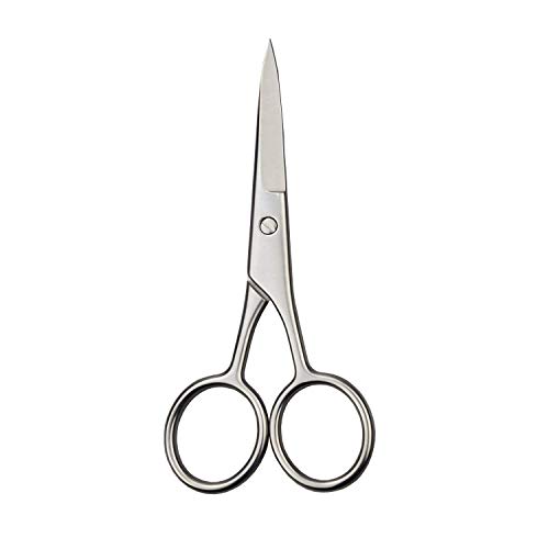 Product Cover Fllik Stainless Steel Beard and Mustache Cutting and Trimming Scissor for Men and Boys Pack of 1 (Beard Mustache Styling Scissors)