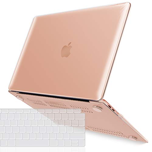Product Cover IBENZER MacBook Air 13 Inch Case 2020 2019 2018 New Version A1932, Hard Shell Case with Keyboard Cover for Apple Mac Air 13 Retina with Touch ID,Crystal Clear, MMA-T13CYCL+1