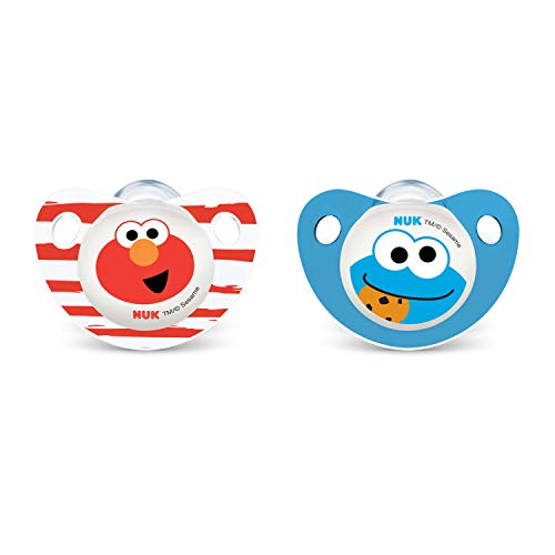 Product Cover NUK Sesame Street Orthodontic Pacifiers, 6-18 Months, 2-Pack