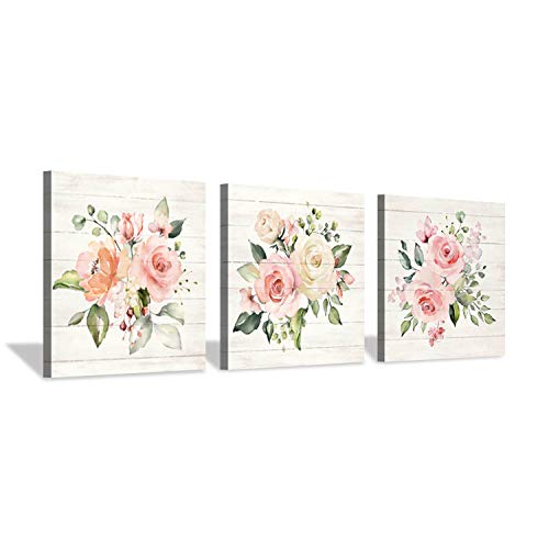 Product Cover Hardy Gallery Nature Picture Floral Arts Paintings: Bloom Antique Roses Bouquet Graphic Artwork Print on Wrapped Canvas for Walls