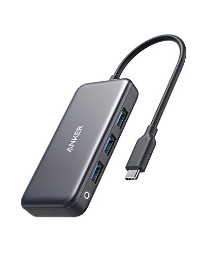 Product Cover [Upgraded] Anker USB C Hub, 4-in-1 USB C Adapter, with 60W Power Delivery, 3 USB 3.0 Ports, for MacBook Pro 2016/2017/2018, Chromebook, Xps, and More