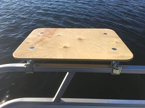 Product Cover Arnalls Pontoon Boat Table - Boat & Marine Grill Accessory - Perfect for Pontoon Boats - Bracket Set Table - Pontoon Accessory - Multi-Use Table - Essential Boating Accessory - Portable - Utility Bar
