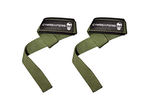 Product Cover Lifting Wrist Straps for Weightlifting, Bodybuilding, Powerlifting, Strength Training, Deadlifts - Padded Neoprene with 18