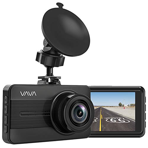 Product Cover VAVA Dash Cam 1080P Full HD Car DVR Dashboard Camera, Driving Recorder with 3 Inch LCD Screen, Motion Detection, Loop Recording, Black