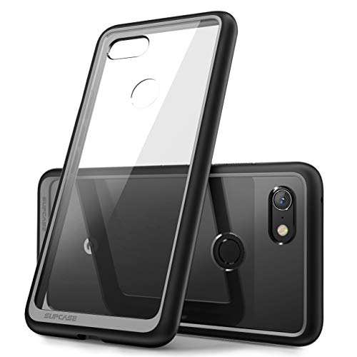 Product Cover SUPCASE Unicorn Beetle Style Series Case for Google Pixel 3, Clear Protective TPU Bumper PC Premium Hybrid Case for Google Pixel 3 2018 Release -Retail Package (Black)