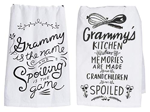 Product Cover Primitives by Kathy Grammy Towel Set - Grammy is The Name Spoiling and Grammy's Kitchen Where Memories