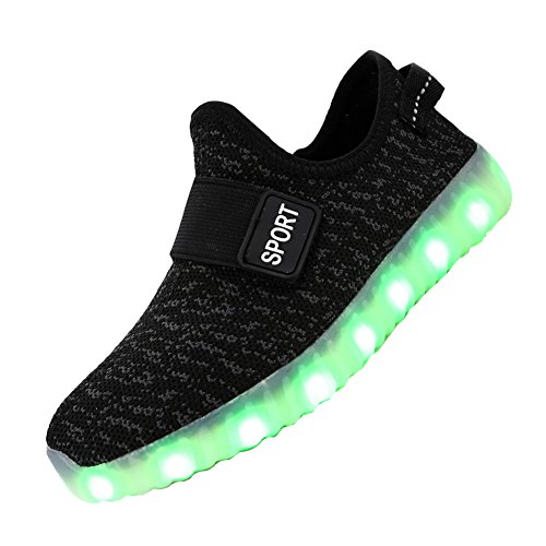 Product Cover FASHOE Kids Boys Girls Breathable LED Light Up Shoes Flashing Sneakers