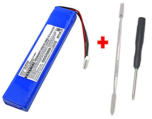 Product Cover High Capacity Replacement Battery + Tool + Guide (Link) for JBL Xtreme Extreme Portable Bluetooth Speaker 5000mAh Li-Polymer JBL GSP0931134 Repair Power