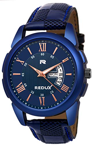 Product Cover Redux Analogue Day Date Functioning Men's & Boy's Watch (Blue)