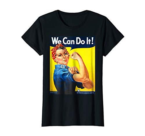 Product Cover Womens Rosie The Riveter - We Can Do It! - Women's Feminist T-Shirt