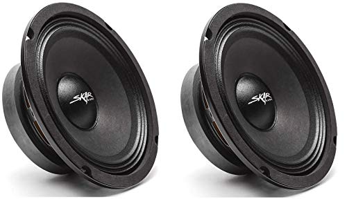 Product Cover (2) Skar Audio FSX65-8 300-Watt 6.5-Inch 8 Ohm MID-Range Loudspeakers - 2 Speakers