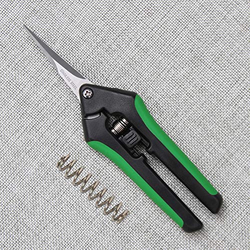 Product Cover LDK Gardening Hand Pruner Pruning Snip Pruning Shears for Bud, Garden Trimming Scissors with Stainless Steel Curved Blades, 6.5-Inch