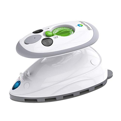 Product Cover Steamfast Mini Travel Steam Iron with Dual Voltage, 1-Pack, White (Renewed)