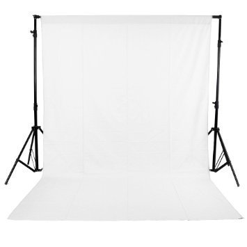 Product Cover Camrox 8x12 Feet Background for Photo Studio and Outdoor Photography ||White Lekera Cloth||