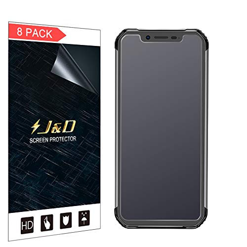 Product Cover J&D Compatible for 8-Pack Blackview BV9600 Plus Screen Protector, [Anti-Glare] Matte Film Shield Screen Protector for ZTE Blackview BV9600 Plus Matte Screen Protector