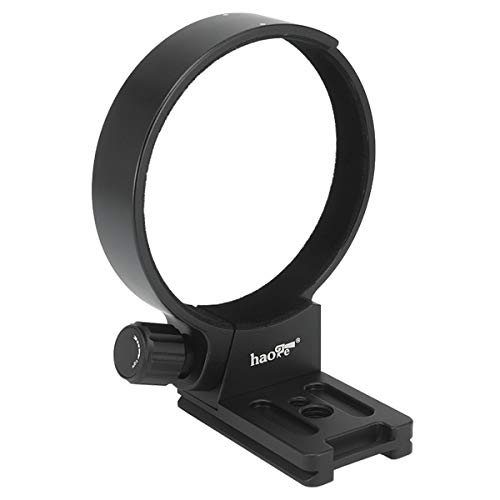 Product Cover Haoge LMR-SM140 Lens Collar Replacement Foot Tripod Mount Ring Socket Stand Base for Sigma 100-400mm f/5-6.3 DG OS HSM Contemporary Lens Built-in Arca Type Quick Release Plate